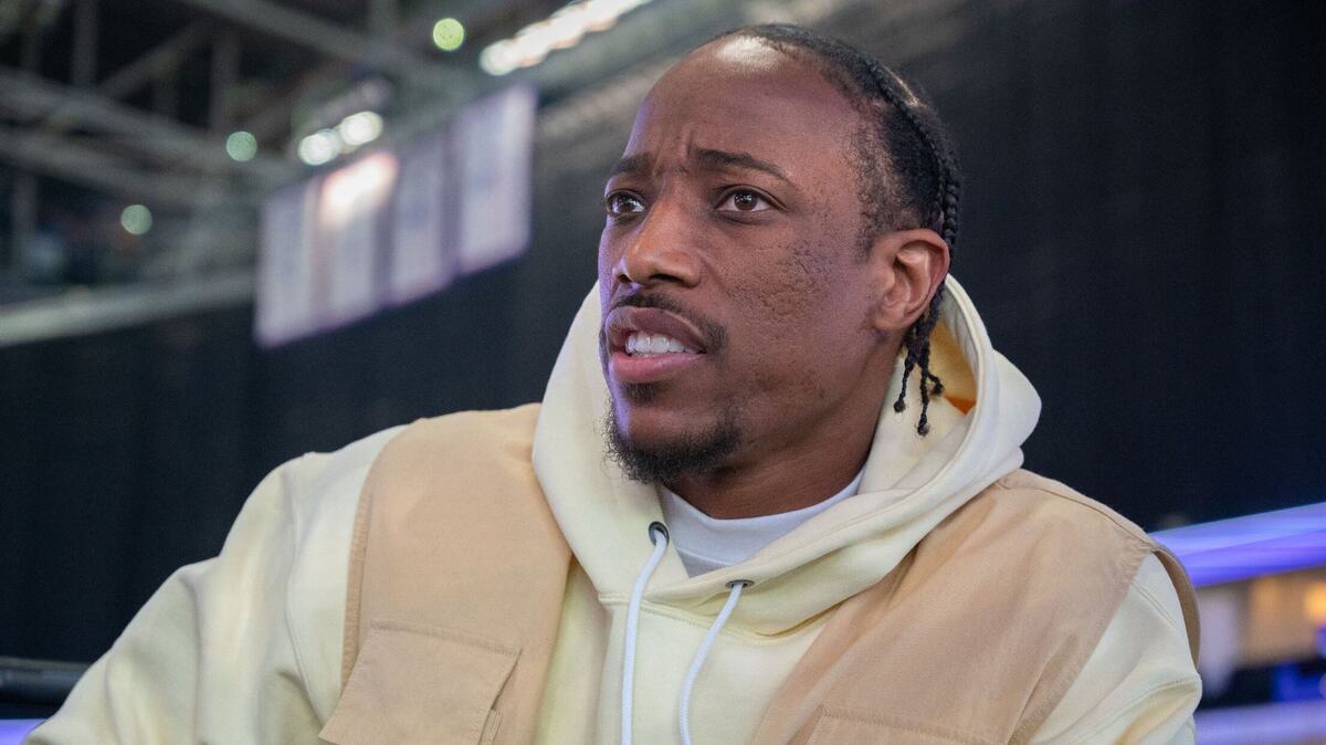 DeMar DeRozan answers questions during an introductory press conference at Golden 1 Center earlier this month. He has become a key figure in the discussion around mental health in sports.