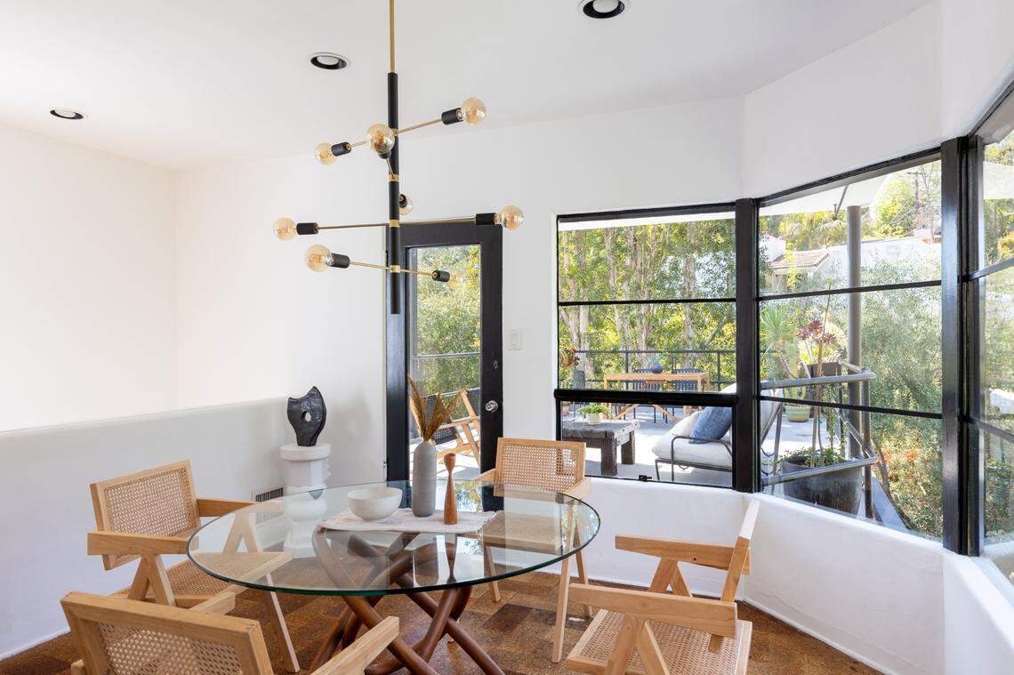 The home spans 2,106-square-foot with three bedrooms and three bathrooms.