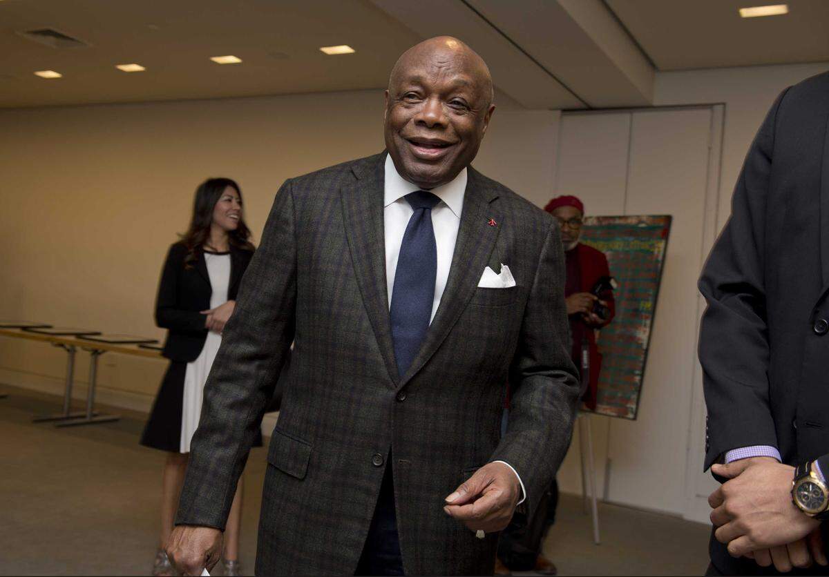 Former San Francisco Mayor and Assembly speaker Willie Brown in 2015. Plans are in the works to transform the Capitol Mall, and a new state Senate resolution seeks to rename the street, circle and plaza at the head of the mall after longtime California politician Willie Brown.