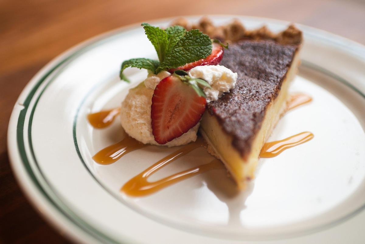 Fixins Soul Kitchen’s buttermilk pie dessert is photographed Tuesday, Dec. 10, 2019, at 3428 3rd Ave. in Sacramento’s Oak Park neighborhood.