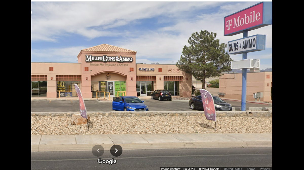 A pair of boys, ages 12 and 15, are accused of stealing an arsenal of rifles and pistols from a gun store in Las Cruces, New Mexico, police say.