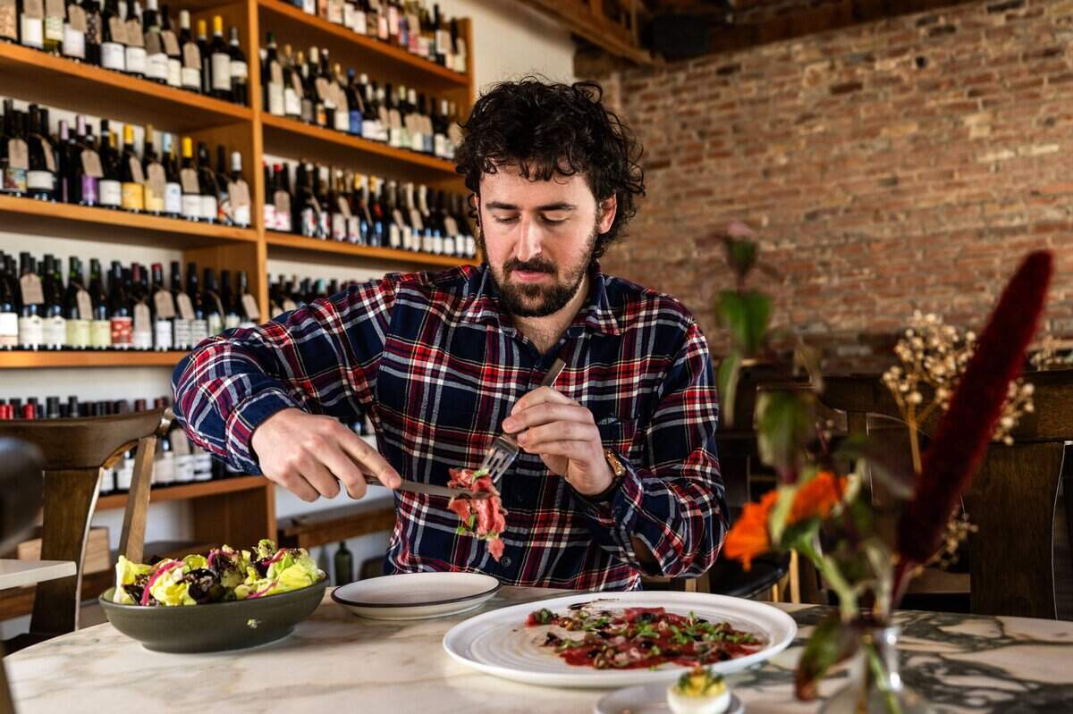 Sacramento Bee food writer Benjy Egel samples dishes at Betty Bistro and Wine Bar on Jan. 9.
