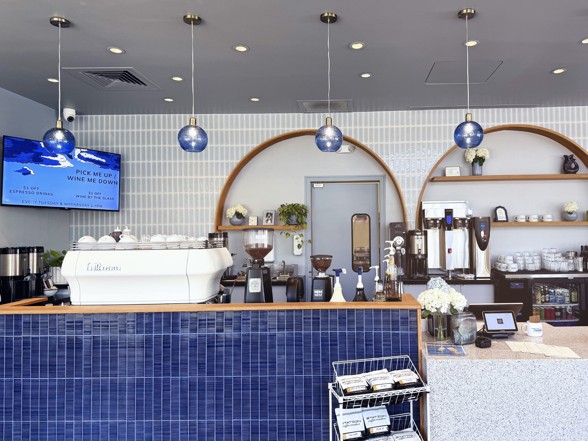 Tandem owners Lucas Thompson and Karly Worl recruited friends and family to help design and build the East Sacramento coffee shop’s interior.