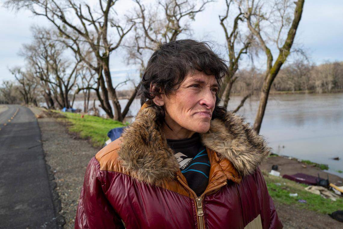 Victoria Salazar Reyes, 54, said on Monday that her friend Rebekah Rohde, who died after being crushed in her tent by a tree in Sacramento on Saturday, was always happy and never showed when she was sad.