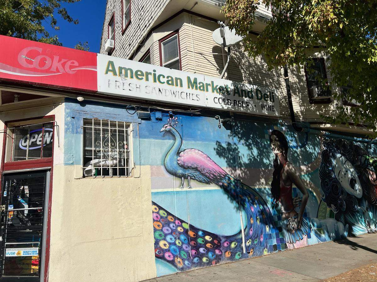 Photo of American Market and Deli, located at 2331 N St. The store was featured in Sacramento-native Greta Gerwig’s 2017 film “Lady Bird.”