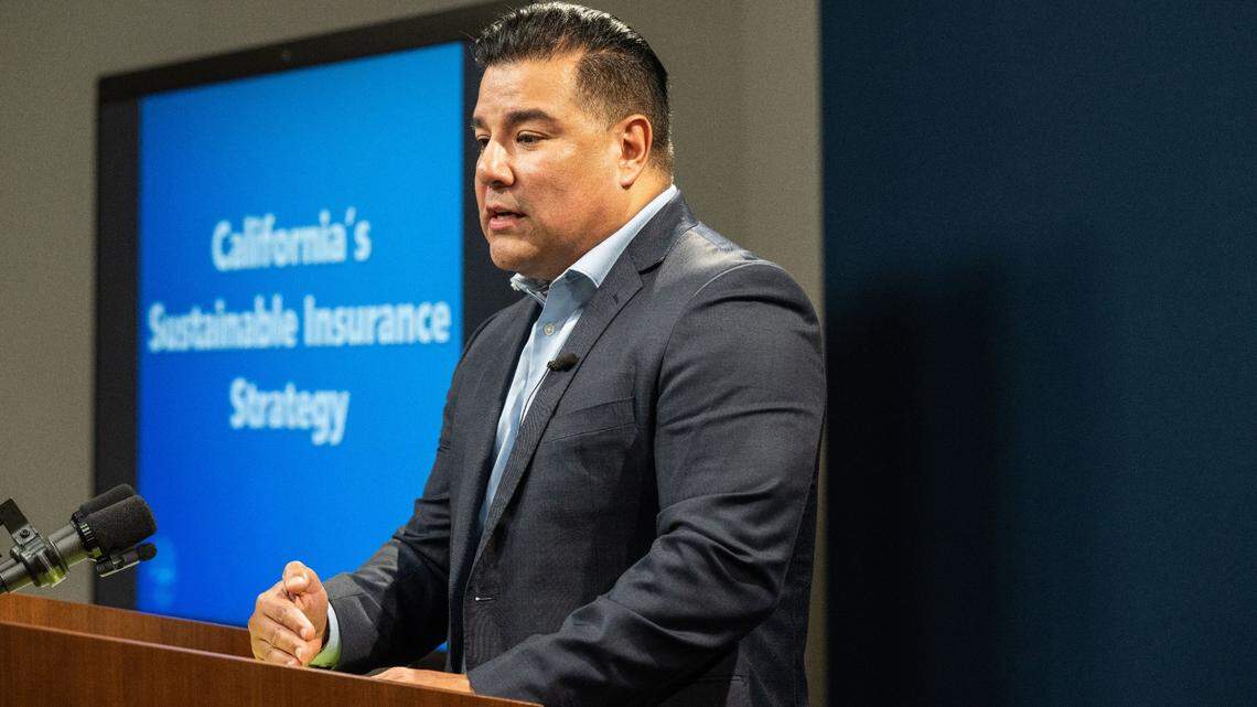 California Insurance Commissioner Ricardo Lara announced a plan aimed at creating greater insurance availability in the state during a September press conference at the Capitol. He gave an update on that effort Wednesday during a hearing with lawmakers.