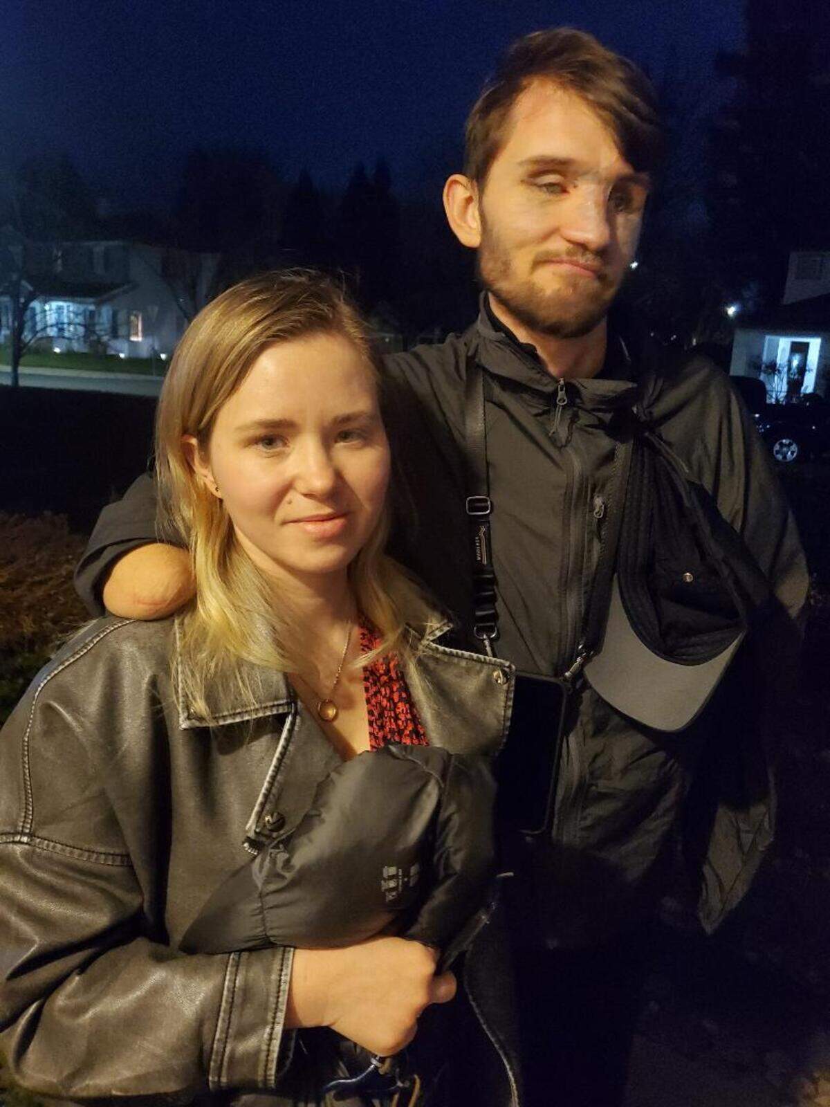 Andriy and his wife.