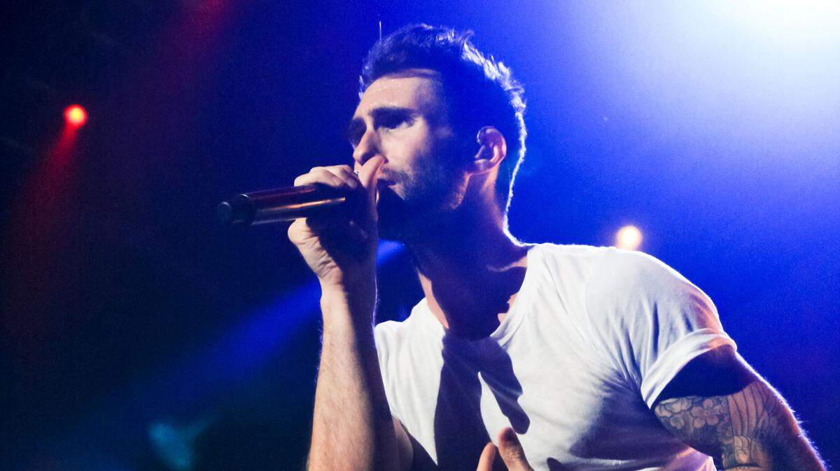 Adam Levine of Maroon 5 performs at the Save Mart Center in Fresno in 2010.