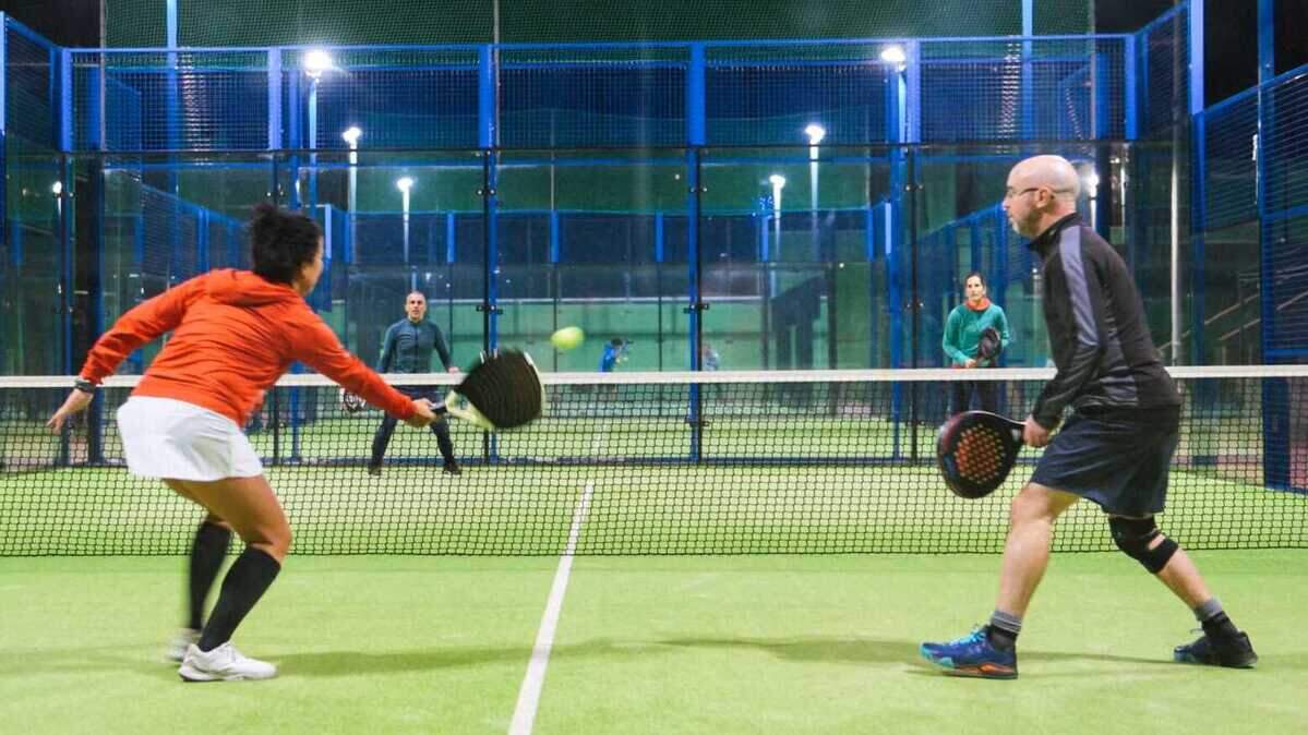Players partake in padel, a sport similar to pickleball and rooted in tennis. Padel and pickleball have both risen in popularity and a new padel facility is slated for West Sacramento.