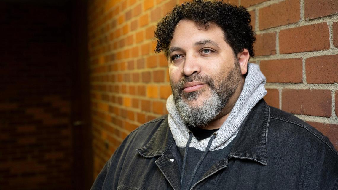 Pulitzer Prize-winning cartoonist Darrin Bell, photographed in February 2024, was arrested Wednesday, Jan. 15, 2025, by Sacramento County sheriff’s investigators on suspicion of possessing child pornography.