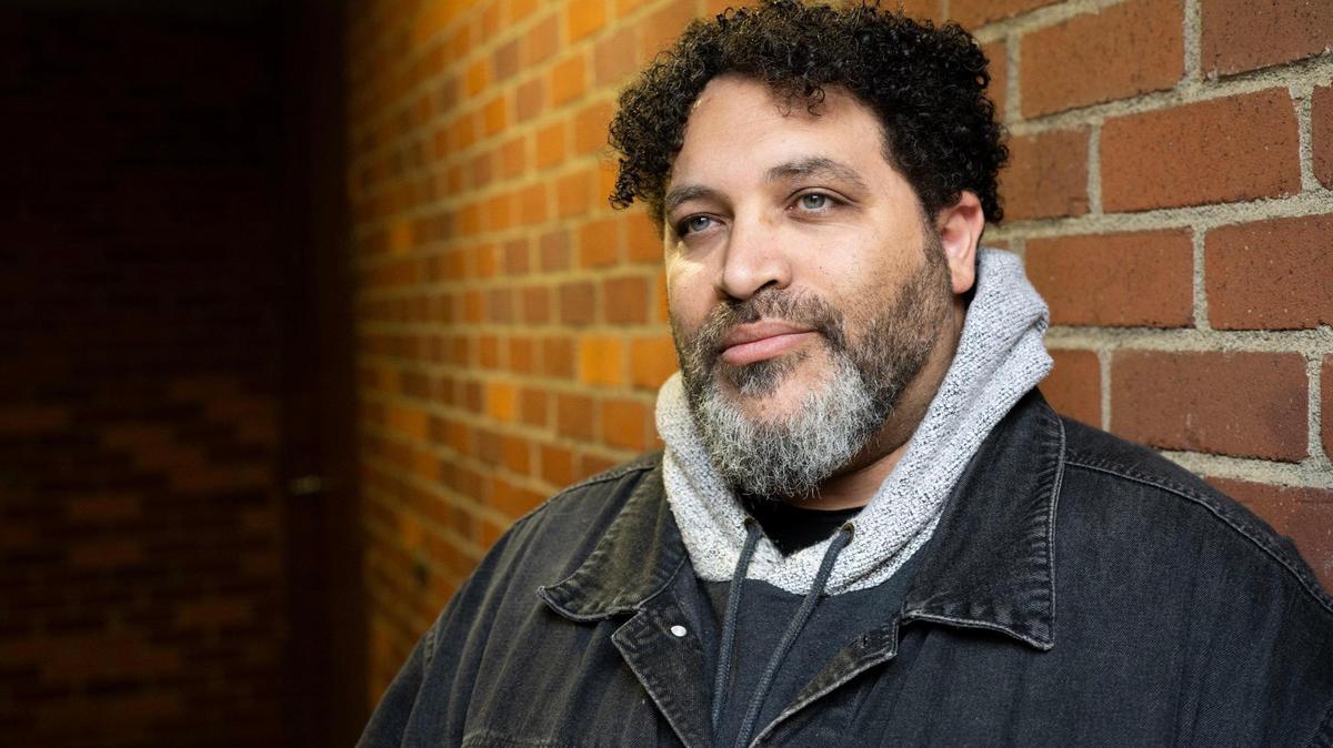 Pulitzer Prize-winning cartoonist Darrin Bell, photographed in February 2024, was arrested Wednesday, Jan. 15, 2025, by Sacramento County sheriff’s investigators on suspicion of possessing child pornography.