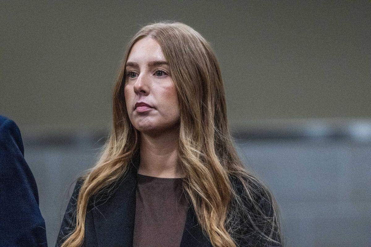 Meagan McFadden, the former UC Davis chief’s executive assistant appears for her arraignment hearing on Tuesday, Jan. 21, 2025 at Yolo Superior Court.