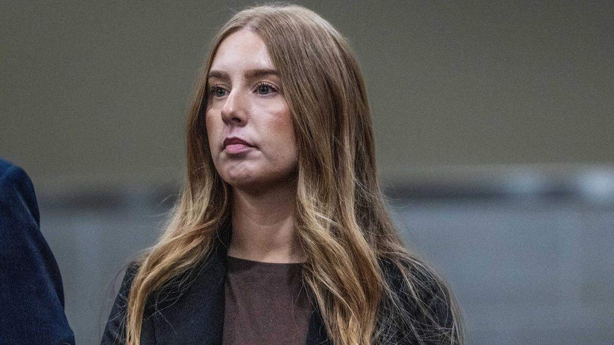 Meagan McFadden, the former UC Davis chief’s executive assistant appears for her arraignment hearing on Tuesday, Jan. 21, 2025 at Yolo Superior Court.