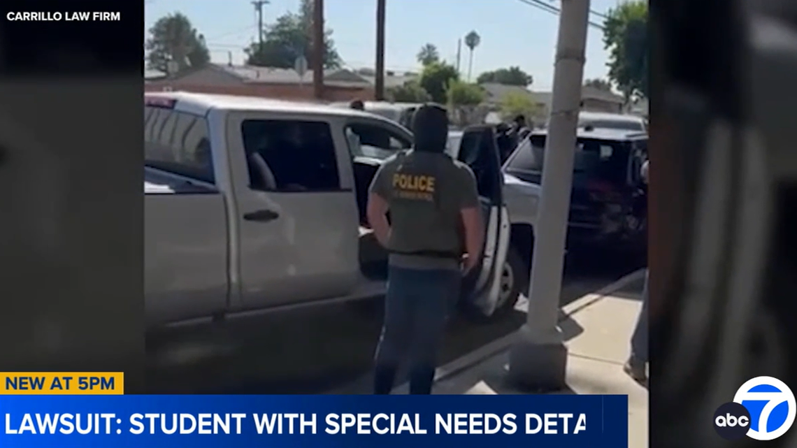 A 15-year-old boy was wrongfully arrested by federal immigration agents outside Arleta High School in Los Angeles on Aug. 11, according to a legal claim filed with U.S. Immigration and Customs Enforcement, U.S. Border Patrol and the U.S. Department of Homeland Security.