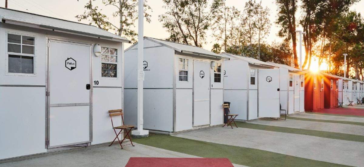 Tiny homes produced by company Pallet will make up Sacramento County’s new “safe stay communities.” A second safe stay site was approved by the Board of Supervisors on Tuesday, July 12 2022.