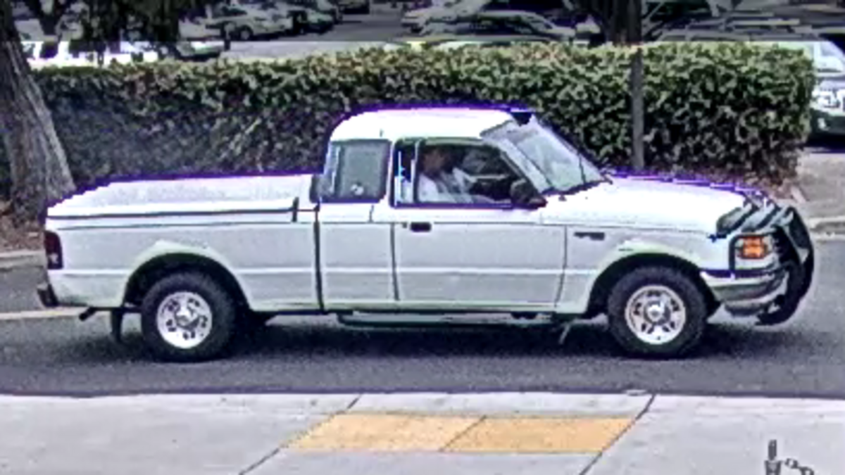 The two men sought in Wednesday’s smash-and-grab vehicle break-ins on the Sacramento State campus were seen driving this  Ford Ranger pickup, police said.