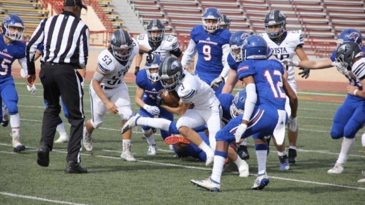 Ethan Menezes has rushed for 100 or more yards in each game this season for Vista del Lago.