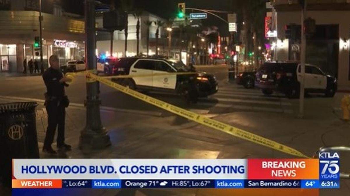 A 17-year-old boy died in a shootout on the Hollywood Walk of Fame at 1 a.m. Monday, Aug. 29, California police say.