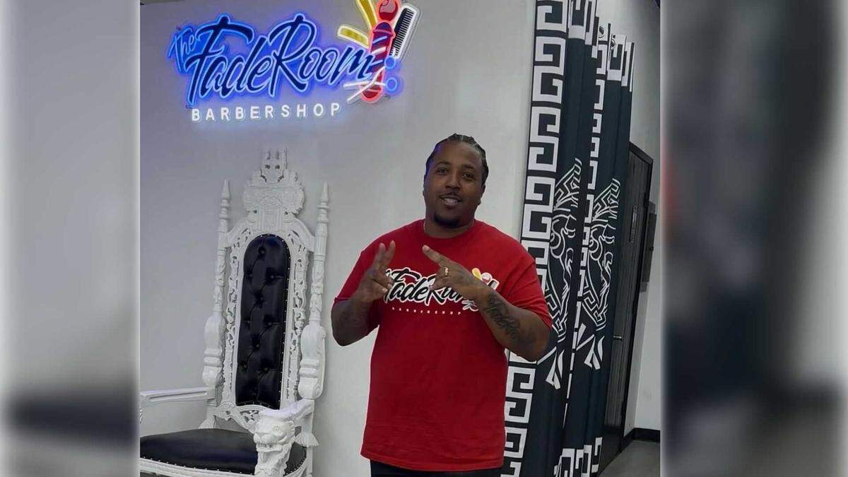 Dwyane Love, owner of the Fade Room barbershop in Elk Grove, is organizing a community drive providing free food and haircut services ahead of the holidays.