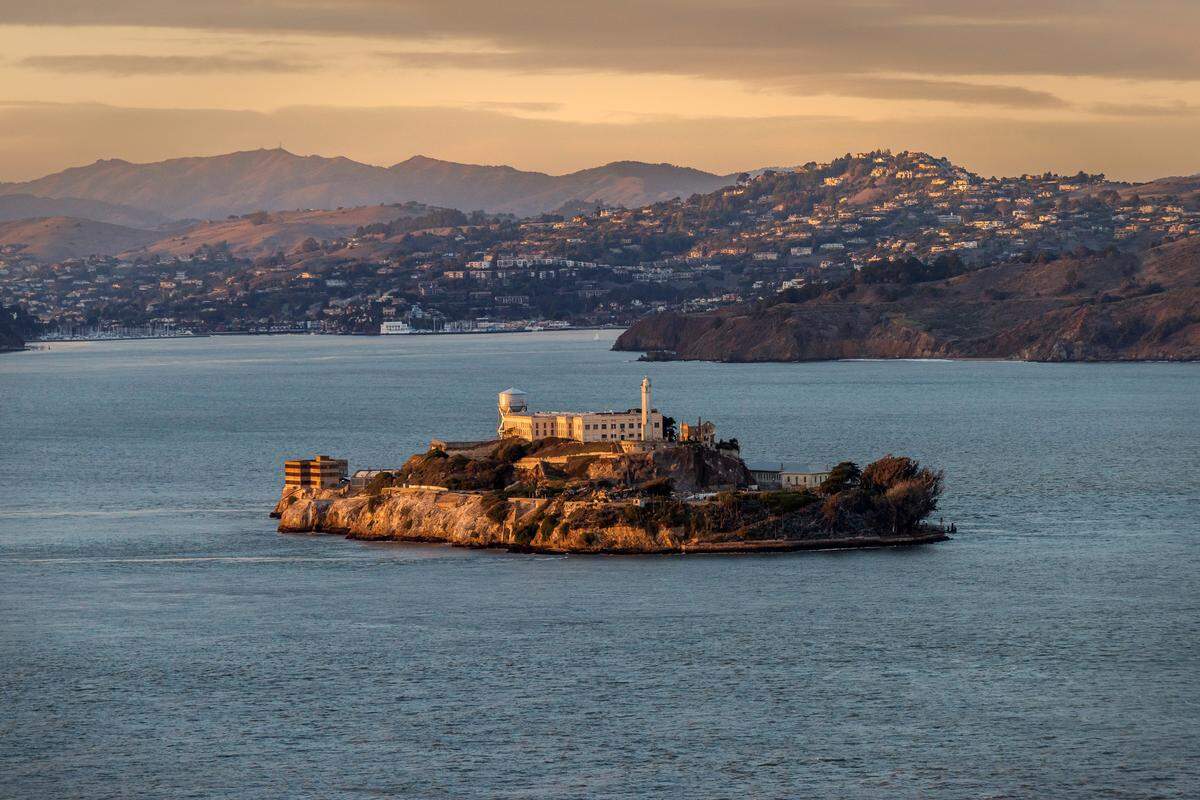 The inescapable island of Alcatraz.