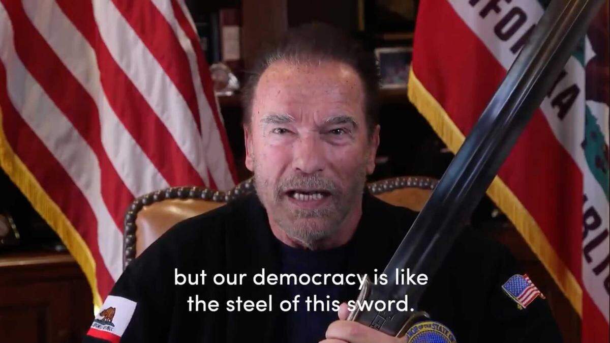 Former California Gov. Arnold Schwarzenegger’s video messages makes sense.