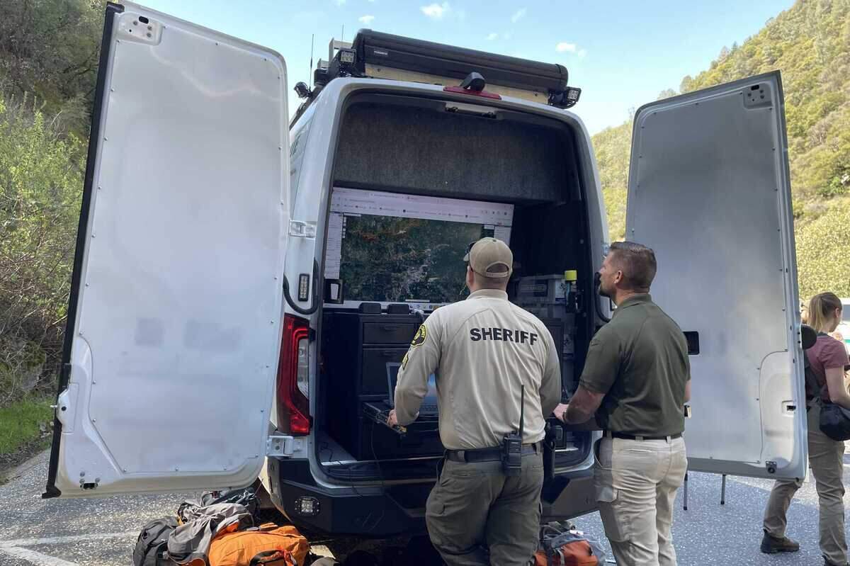 Authorities spent most of Wednesday March 26, 2025, carefully retrieving human skeletal remains found by hikers in rugged terrain along the South Yuba River near Highway 49 in Nevada County.