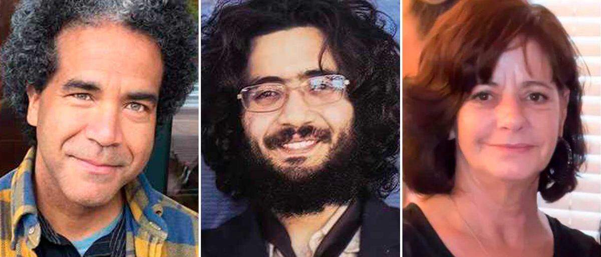 Victims in the 2023 Davis stabbing attacks are shown, from left, David Breaux, 50, who was killed April 26 in Central Park; Karim Abou Najm, 20, a graduating UC Davis student who was killed April 29 along a bicycle path near Sycamore Park; and Kimberlee Guillory, who survived a May 1 stabbing that left her critically injured.
