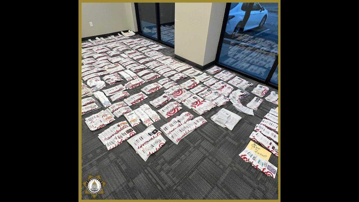 A man who Sacramento sheriff’s deputies saw acting suspicious at a Target was accused of hoarding more than 5,000 gift cards that stole money victims uploaded on it in a scheme that spanned across the country, according to the Sacramento County Sheriff’s Office.