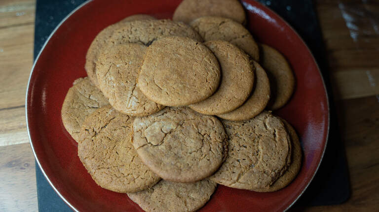 Chewy, spiced Molasses Cookies are a delicious, old-fashioned treat for the holidays