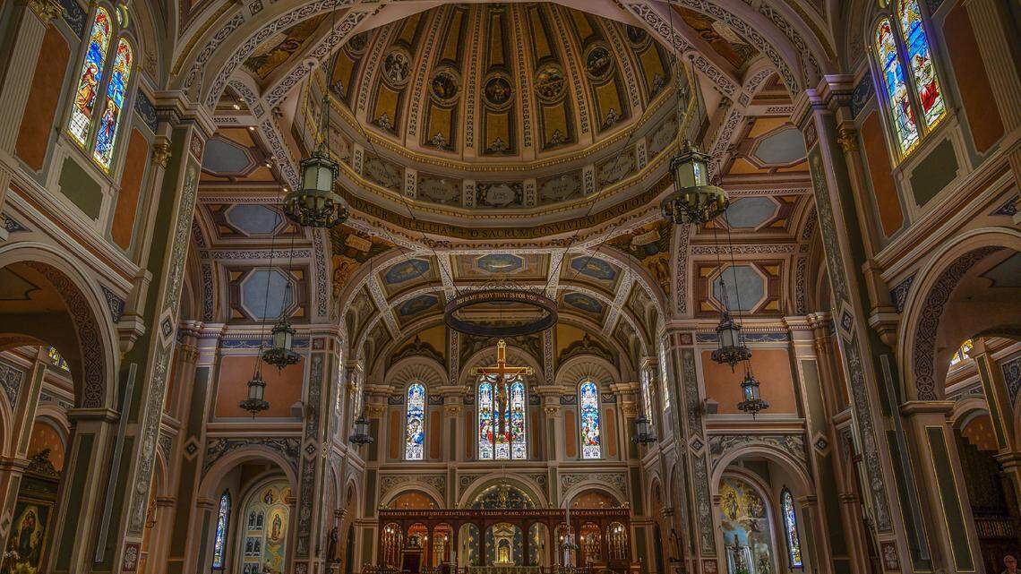 The inside of Cathedral of the Blessed Sacrament Monday, April 29, 2019 in Sacramento. The Roman Catholic Diocese of Sacramento will release a list this week naming priests and deacons determined to have been credibly accused of sexual abuse of minors, Bishop Jaime Soto said in a letter Sunday. Blessed Sacrament