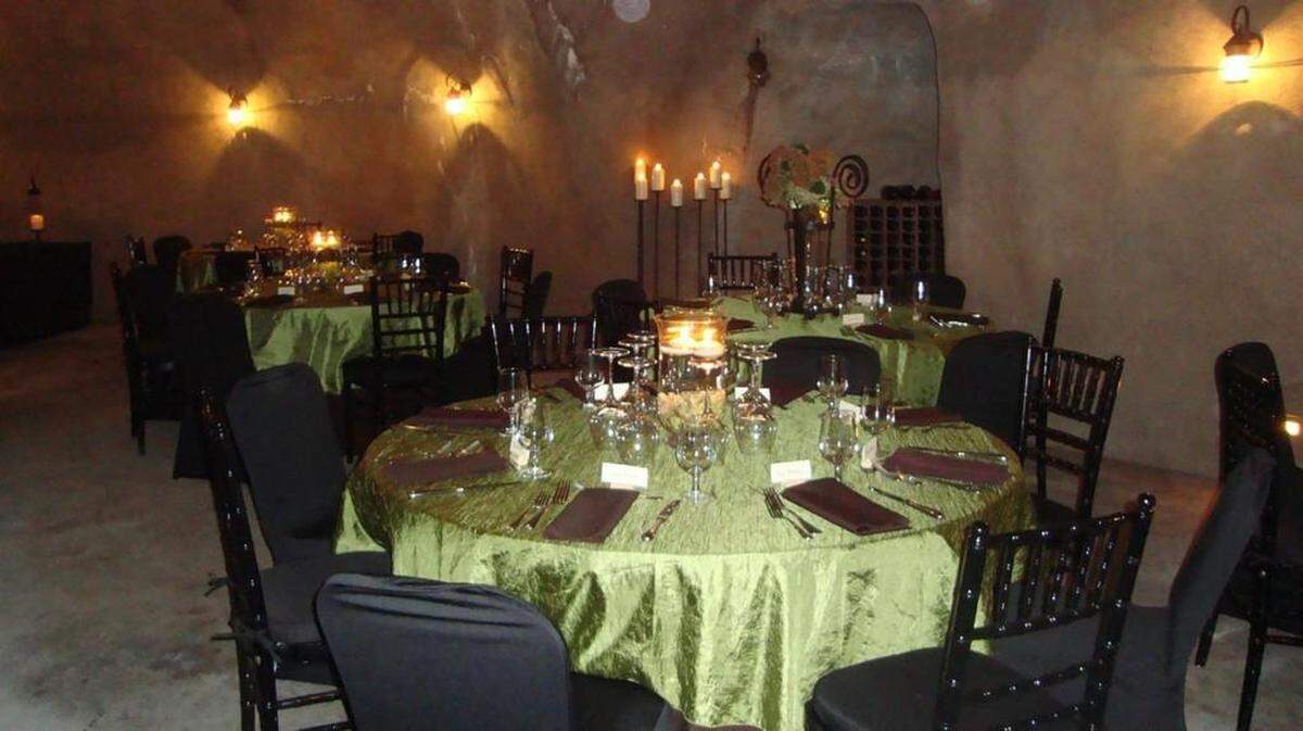 The wine cave as part of the estate at 5676 Ridge Park, Loomis, that was used as a venue for new releases.