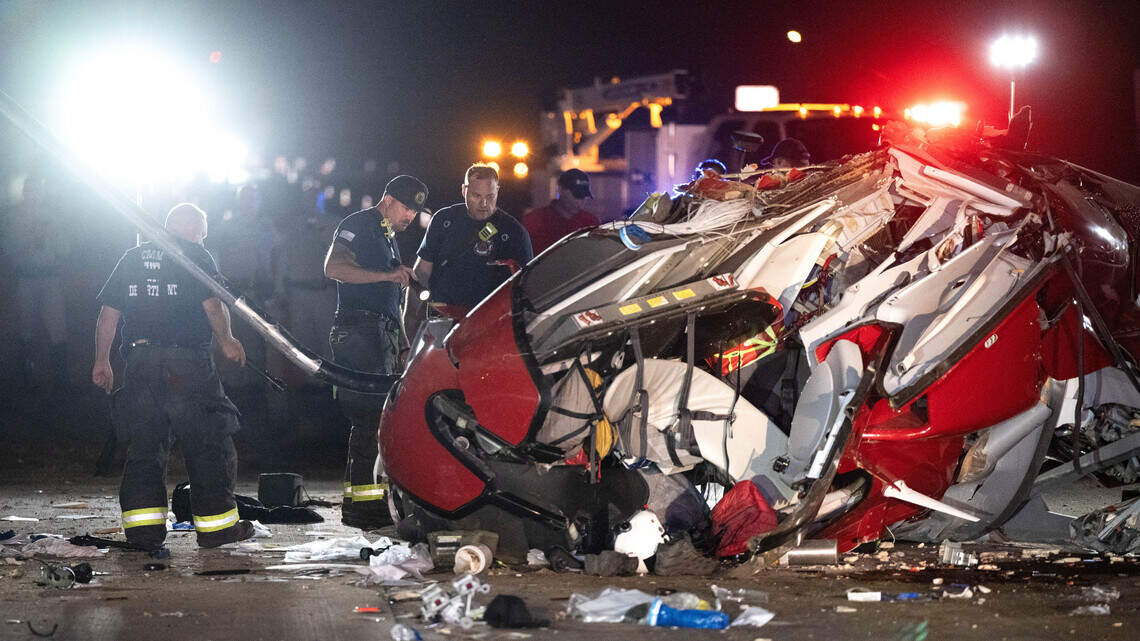 Helicopter crew hurt in Sacramento crash identified, all 3 in critical condition