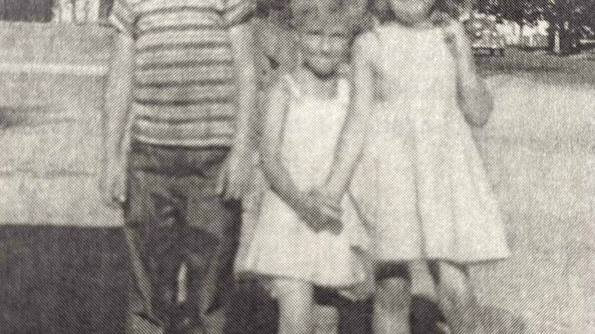 From right to left: The author, Bunny Stevens, her younger brother, Pete, and her older brother, Buzz.