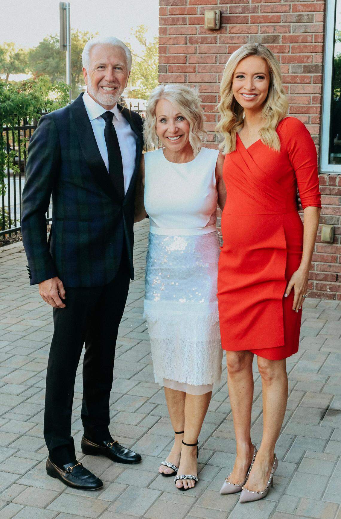 Destiny Pastor Greg Fairrington and his wife Kathy pose for a photo with former White House Press Secretary Kayleigh McEnany, who was a keynote speaker at the American Council’s second gala in September.