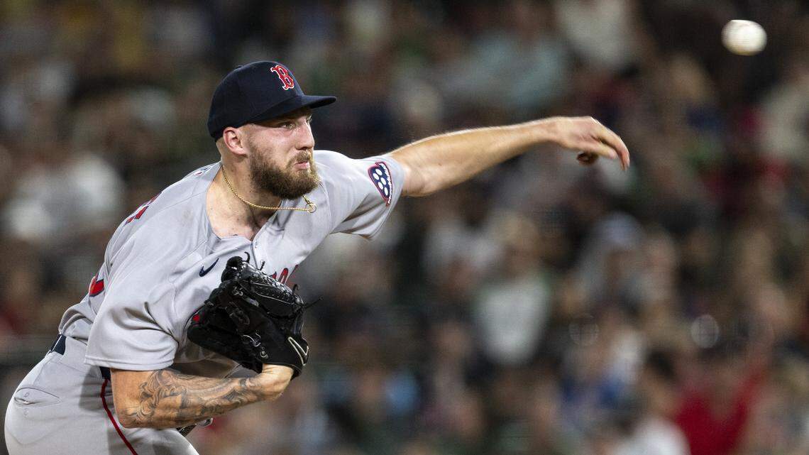 A’s blasted by Red Sox, shut out by ace’s pitching performance