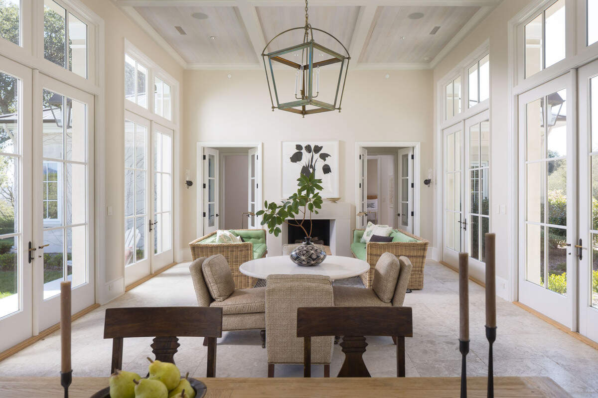 Nearly 2,800 square feet of living space unfolds inside 1974 Sobre Vista in Sonoma wine country.