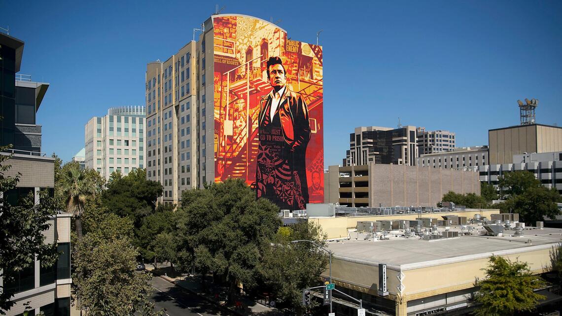 Why is there a mural of singer Johnny Cash in downtown Sacramento? Your question, answered