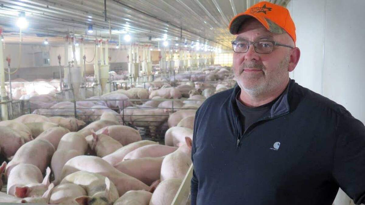 Randy Spronk of Edgerton, Minn., and other hog farmers are suing to block California’s Proposition 12, which sets new rules for housing farm animals.