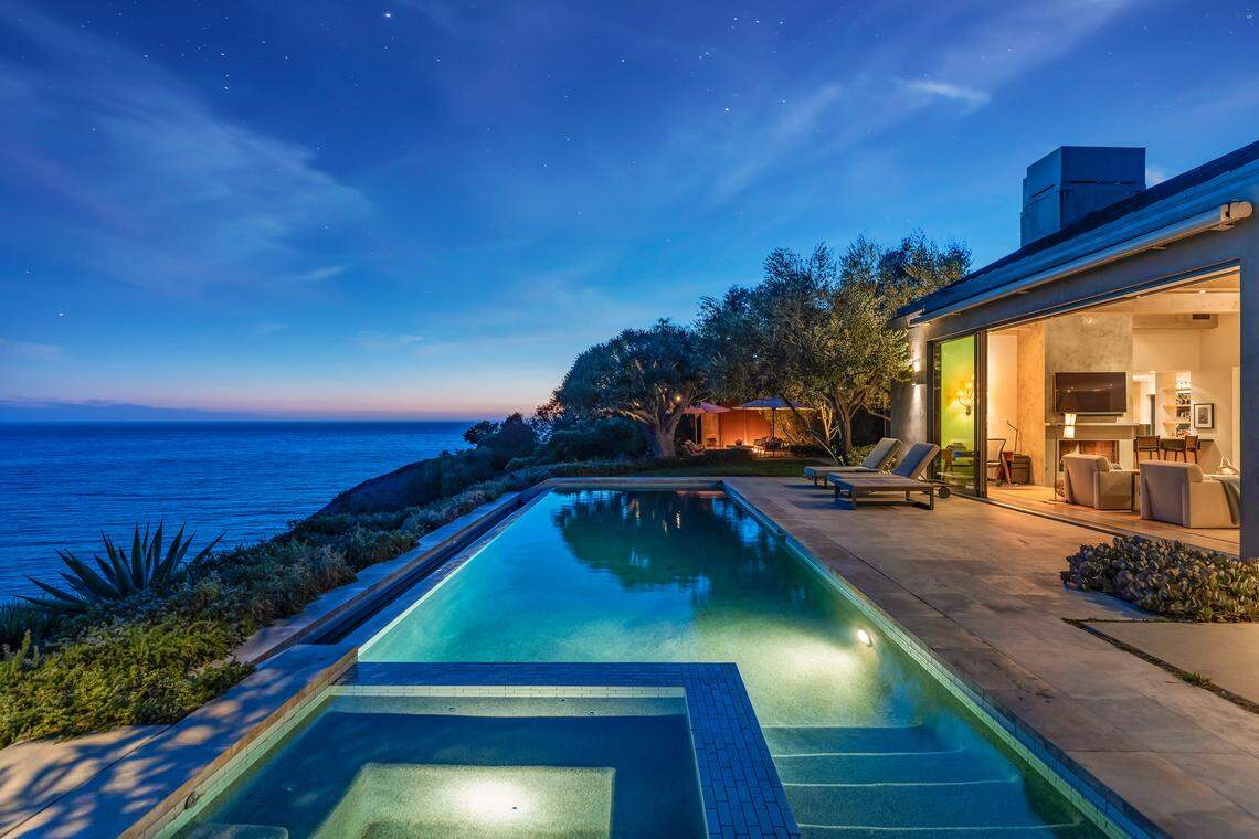 Mega film producers Kathleen Kennedy and Frank Marshall have listed their remarkable oceanside mansion for $18.5 million in Malibu, California