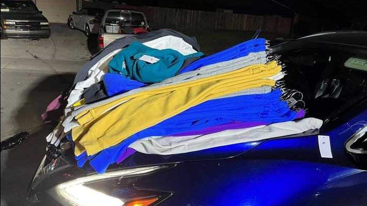 Folsom Police arrest 21 people last month in blitz retail theft operations, the Department said. They recovered thousands of dollars of merchandise. 