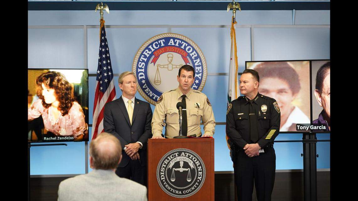 A man was arrested and charged decades after two young women were killed, California officials said.