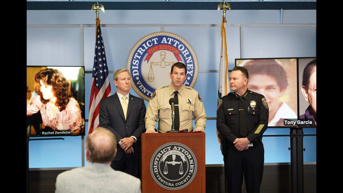 A man was arrested and charged decades after two young women were killed, California officials said.
