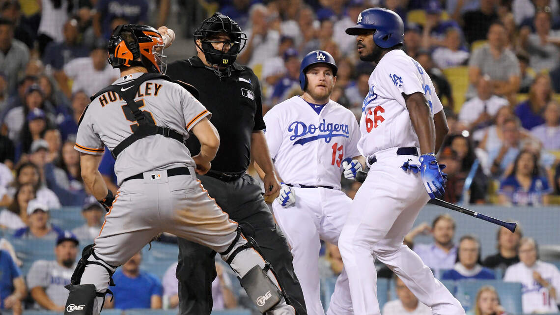 Hundley-vs.-Puig confrontation leads to cleared benches during Giants-Dodgers game