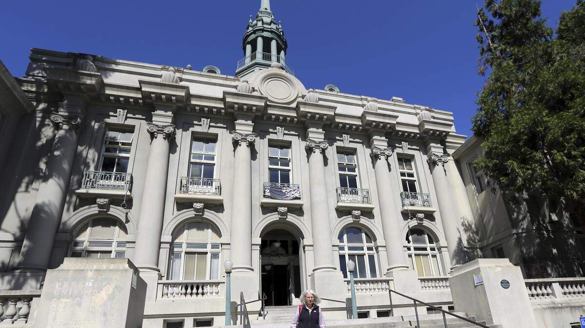 Berkeley City Hall is seen in this 2018 file photo. The Bay Area city is being sued by a California restaurant group over its natural gas ban going into effect in 2020.