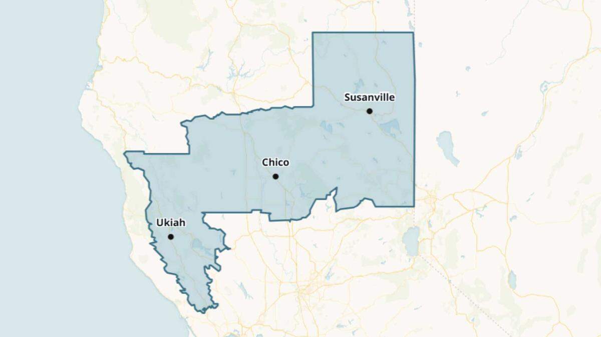 The 1st Congressional District in California.