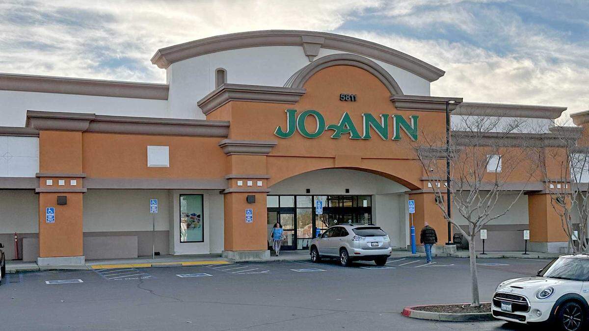 A Jo-Ann fabrics store is seen in Roseville, Calif., on Tuesday, Jan. 7, 2025. A recent California Supreme Court decision ruled in favor of the retail chain, which wanted to exercise a clause in its leasing contract for lower rent when an Elk Grove shopping center lost two anchor tenants. The court ruled on the matter after two appellate courts offered differing opinions on the viability of such agreements.