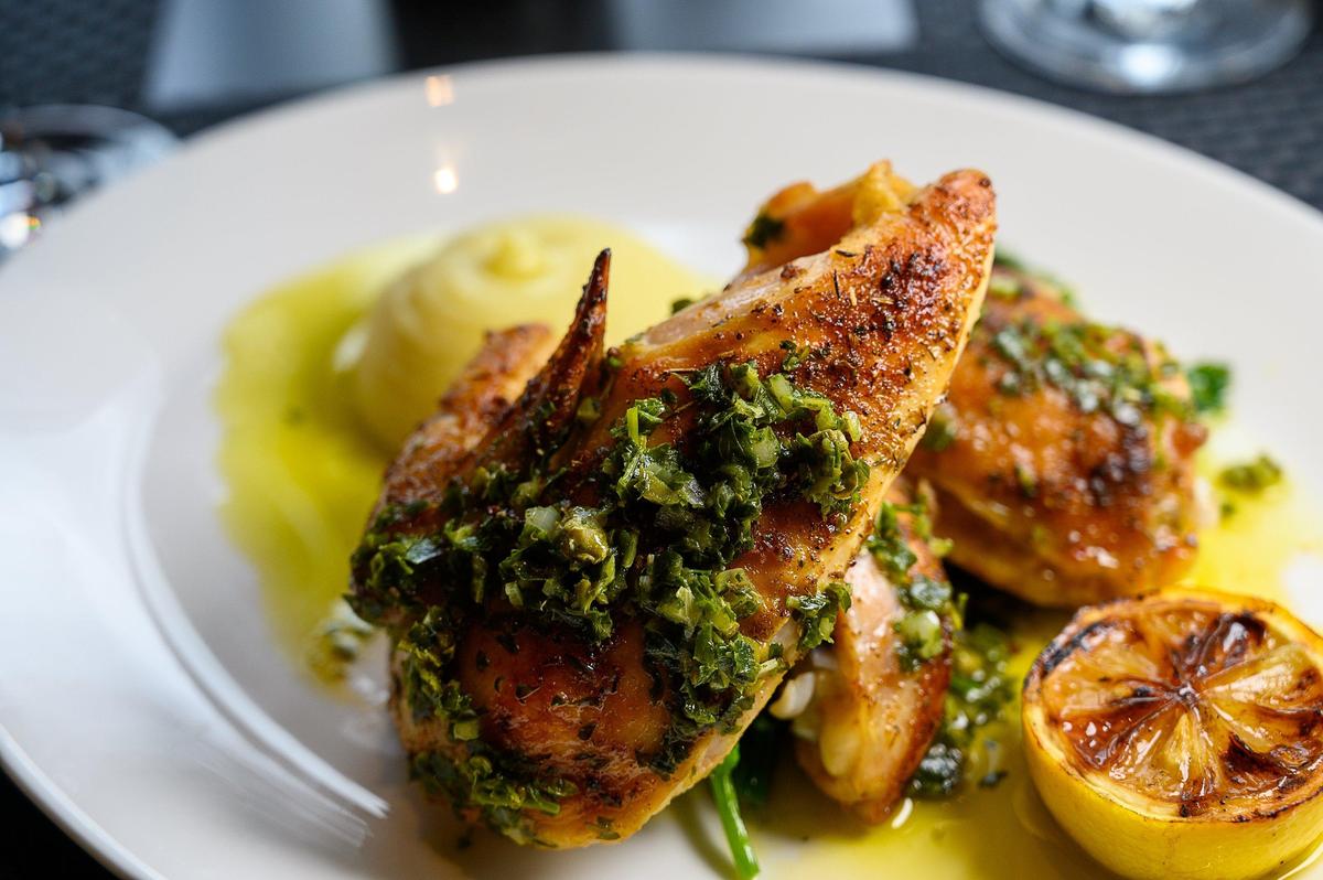 Roast chicken dinner at Cadmen Spit and Larder on Tuesday, March 5, 2019 in Sacramento.