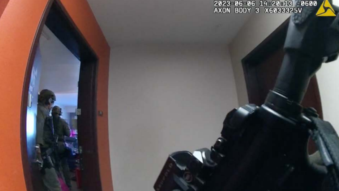 Several Denver Police Department officers are named in a lawsuit accusing them of raiding the wrong apartment and terrorizing a family in June 2023.