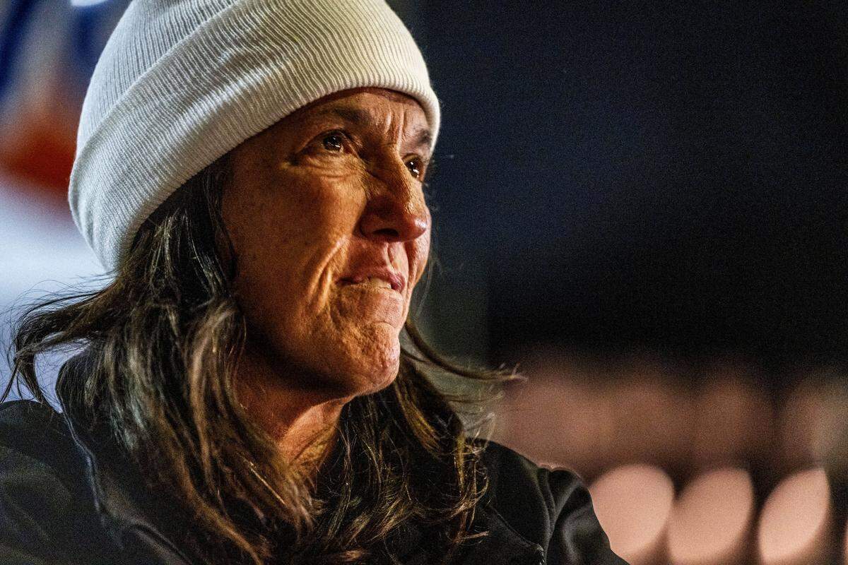 Lory Yvonnegrubb, homeless for five years, sits near the street on Howe Avenue during the Sacramento County Point-in-Time Count on Monday. The survey is conducted every two years to measure the number and demographics of the county's homeless population. 