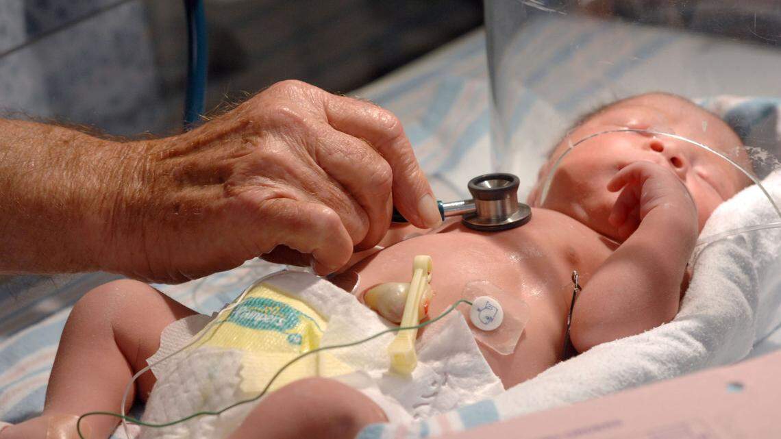 The development of a new smart pacifier could mean fewer blood draws for babies in newborn intensive care units, according to a new proof of concept study. (AP Photo/Greg Campbell)